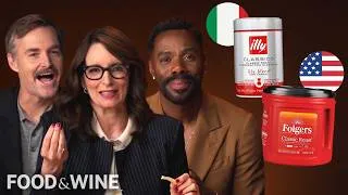 Thumbnail: Tina Fey, Will Forte & Colman Domingo Try Italian vs. American Food | Food & Wine