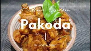 Thumbnail: Pudina Onion Pakoda/ Indian Snack/ Instant recipe /Within 30Mins