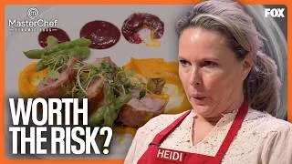 Thumbnail: Chefs Chose A RISKY Dish For The Wall Challenge… Will It Pay Off? | MasterChef