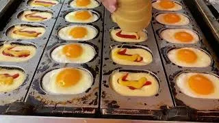 Thumbnail: Famous Korean Egg Bread  ($1.12) - Korean Street Food - 부산 국제시장 부평시장