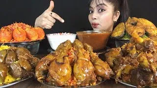 Thumbnail: EATING MUTTON BIRYANI,FISH BIRYANI,CHICKEN BIRYANI,EGG BIRYANI,KALEJI BIRYANI | MUKBANG BIG BITES 