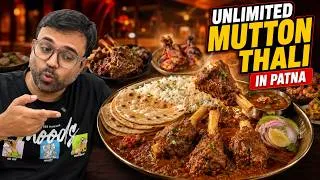 Thumbnail: Original Khassi Mutton Thali starting @199 in Patna | Enjoy Unlimited Mutton & Chicken Thali