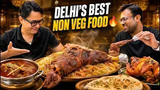 Thumbnail: Delhi ka Best NON VEG with @Globalecentre | Full Mutton Raan Mandi, Nihari | Delhi Non Veg Food