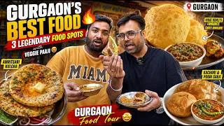 Thumbnail: GURGAON’S 3 BEST FOOD spots with @VeggiePaaji  Gurugram Veg Food Series Chole Bhature Amritsari Naan