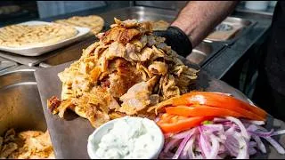 Thumbnail: 🇬🇷 Athens BBQ Food Tour | Giant Ribs, Greek Souvlaki & Kebab! 🔥