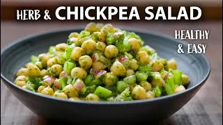 Thumbnail: CHICKPEA SALAD Recipe | Easy Vegetarian and Vegan Meals | Chickpea Recipes