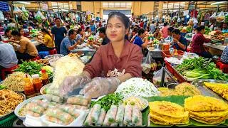 Thumbnail: Delicious Street Food, and Traditional Market Scenes, Noodles, Spring Roll, Yellow Pancake, & More