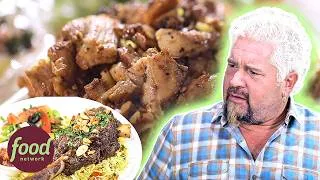 Thumbnail: Chef Shares Family Secrets For The Perfect Green Falafel | Diners, Drive-Ins, and Dives