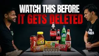 Thumbnail: We Exposed India's BIGGEST Food Companies | Food Pharmer x Trustified | Full Podcast