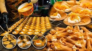 Thumbnail: Traditional Thai Crispy Crepes Made Fresh! Amazing Thai Street Food | Khanom Bueang Thailand 🇹🇭