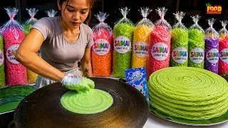 Thumbnail: Trying the FAMOUS Pink Cotton Candy Roti in Thailand! 🇹🇭🍬