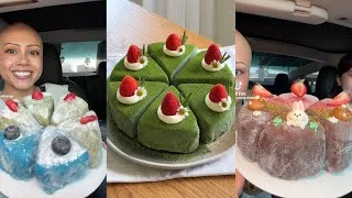 Thumbnail: VIRAL MOCHI JOY CAKE 🍰 MUKBANG FOODTOK DESSERT COMPILATION 