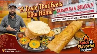 Thumbnail: Saravanaa Bhavan 🌶️ Authentic South Indian Food, Paneer Dosa & Thaali