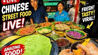Thumbnail: LIVE Chinese Street Food Market Tour | Amazing Food & Cooking