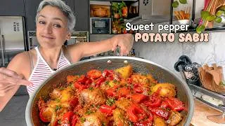 Thumbnail: This PEPPER and POTATO Sabji is SO easy!