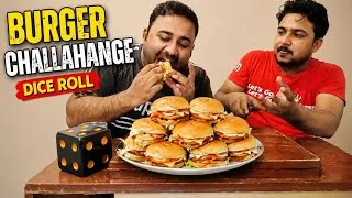 Thumbnail: 🍔 Burger Challenge! 😱 Kaun Sab Se Zyada Burger Khayega? 🤯