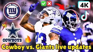 Thumbnail: Cowboy vs Giants live updates score highlights from Week 4 Thursday Night Football game