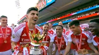 Thumbnail: Arsenal Lift The Premier League Trophy After 22 Years 🏆 | Full Celebration 2026