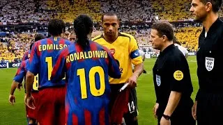 Thumbnail: The Last Time Arsenal Played UEFA Champions League #arsenal #barcelona 