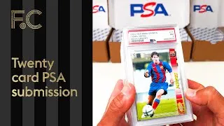 Thumbnail: PSA 20 card submission reveal, Messi Bis 71 rookies x 12 and vintage