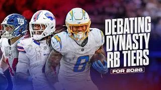 Thumbnail: Debating Dynasty RB Tiers for 2026 + Mock Drafting! | Dynasty Fantasy Football 2026
