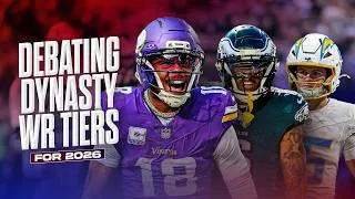 Thumbnail: Debating Dynasty WR Tiers for 2026 + Car Launching | Dynasty Fantasy Football 2026