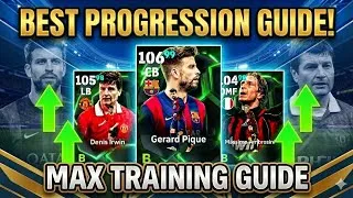 Thumbnail: 106 Pique, 105 Irwin & 104 Ambrosini BEST player Progressions + Max Training Guide🔥 eFootball 2026