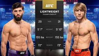 Thumbnail: Arman Tsarukyan vs Paddy Pimblett Full Fight - UFC 5 Fight Of The Night