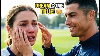 Thumbnail: Céline Dept BREAKS DOWN in Tears After Meeting Cristiano Ronaldo! 😭❤️ Dream Come True