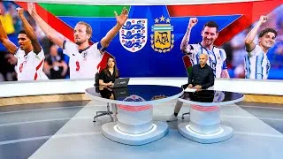 Thumbnail: England vs Argentina: Huge Semi Final Battle | Declan Rice Injury | Messi Ready & Pundits React