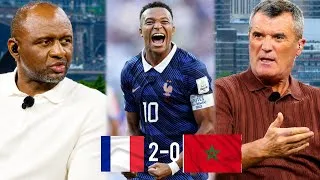 Thumbnail: Roy Keane & Patrick Vieira Reacts to Mbappe Magic as France wins Morocco to  Reach World Cup Semi.. 