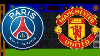 Thumbnail: PSG vs Man Utd Champions League & Porto vs Liverpool -  Beat The Keeper Marble Race in Algodoo