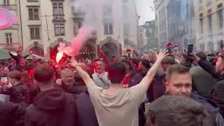 Thumbnail: Arsenal fans enjoying themselves in Munich| Arsenal Vs Bayern | Champions League