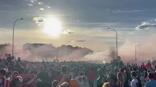 Thumbnail: Estadio Cívitas Metropolitano Atletico Madrid Fans against Dortmund | Champions League