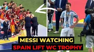 Thumbnail: Messi Watches Spain Lift the 2026 World Cup Trophy 💔