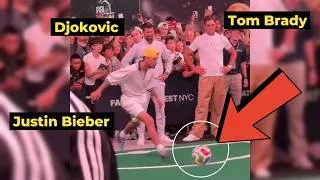 Thumbnail: World Cup Final Warm-Up! Justin Bieber, Djokovic & Tom Brady Battle in Penalty Shootout