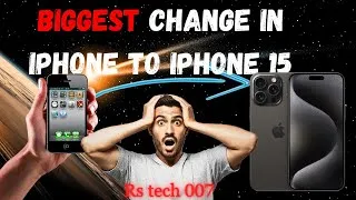 Thumbnail: Evolution of iphone  . First iPhone to iPhone 15 😱|| big changes