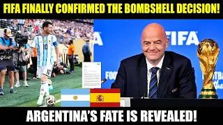 Thumbnail: BIG DECISION! ARGENTINA FINALLY GETS THE RULING ON ITS WORLD CUP COMPLAINT- EVERYTHING IS CONFIRMED!