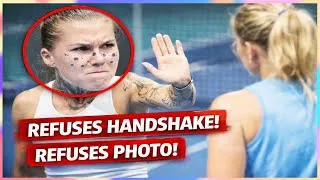 Thumbnail: Tennis star who went viral for unique face tattoos refuses handshake and pic with opponent