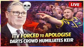 Thumbnail: ITV FORCED TO APOLOGISE as Darts Crowd HUMILIATES Keir Starmer LIVE