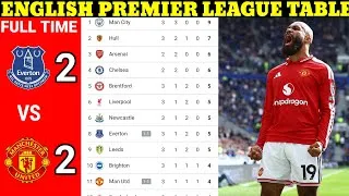 Thumbnail: 🚨ENGLISH PREMIER LEAGUE TABLE UPDATED TODAY|MATCH WEEK 3|2026/27 SEASON EVERTON VS MANCHESTER UNITED