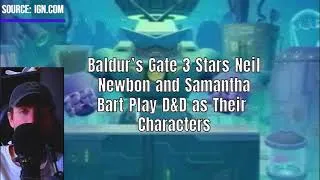 Thumbnail: Baldur’s Gate 3 Stars Neil Newbon and Samantha Bart Play D&D as Their Characters