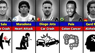 Thumbnail: 😢💔How Famous Footballers Died | Shocking Causes of Death Revealed!