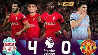 Thumbnail: 🚨Liverpool destroys Manchester United 4-0 😱 | A historic night led by Salah at Anfield 🔥