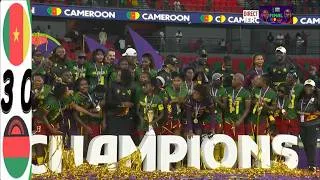 Thumbnail: Temps Forts Cameroon vs Malawi 3-0 Final Wafcon 2026 - Résumé & Cérémonie Remise Trophée