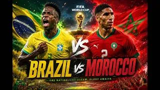 Thumbnail: Full match highlights Brazil Vs Morocco (1-1) 2026 #football #neymar #brazil #soccer