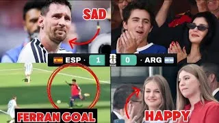 Thumbnail: Messi Goes WILD After Ferran Torres Scores Argentina Vs Spain 
