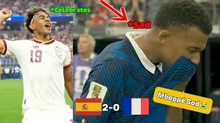 Thumbnail: Mbappé Crying after Lamine Celebration on Spain win Vs France 