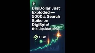 Thumbnail: DigiDollar Just Exploded — 5000% Search Spike on DigiByte! (No Liquidations)