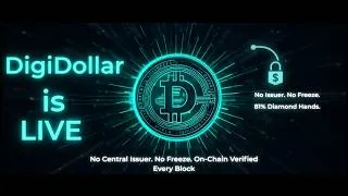 Thumbnail: DigiDollar is LIVE on Digibyte - The Decentralized Stablecoin Just Launched (On-Chain Data)